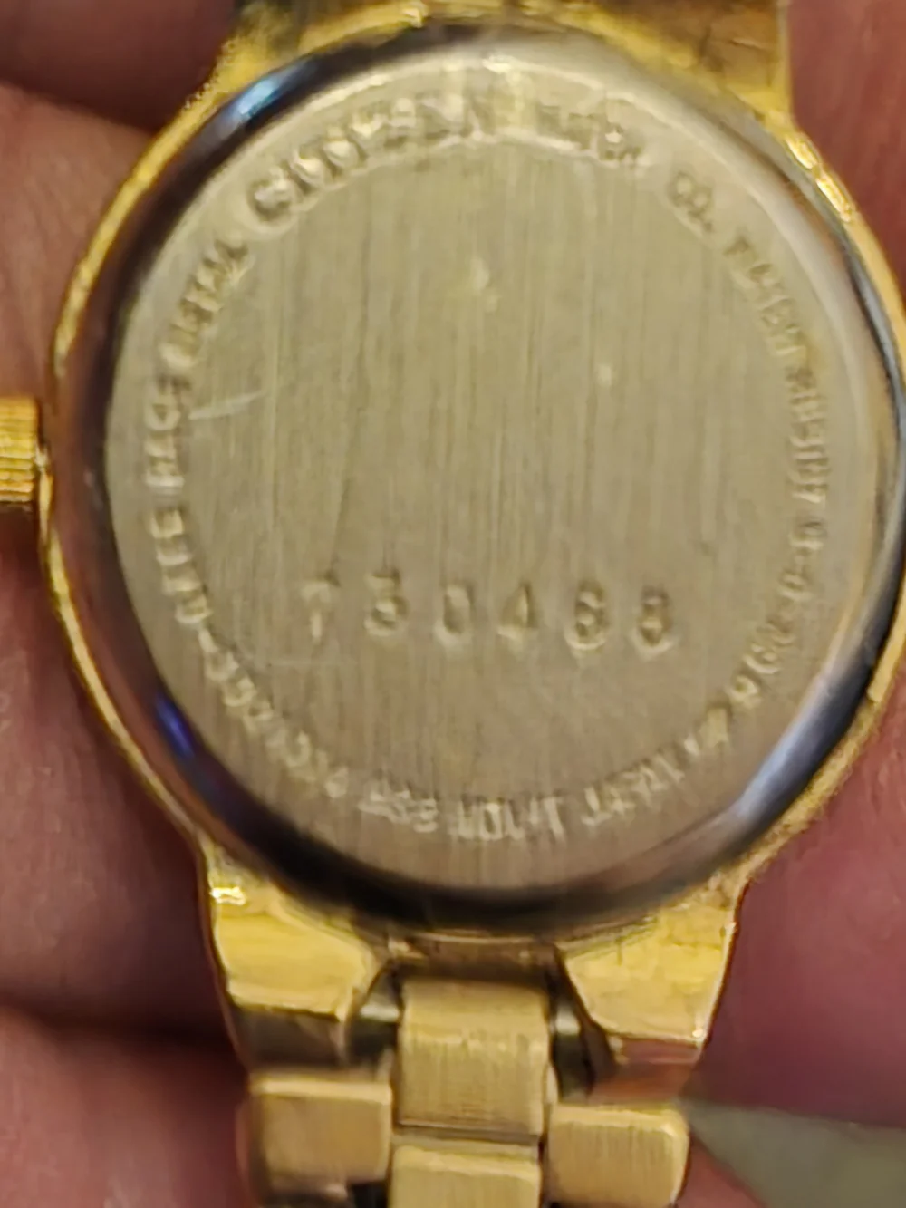 Citizen Ladies Gold Tone Bracelet Watch with Crystal Accents